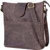 LEABAGS Borsa a mano da donna | Borsa a tracolla in vera pelle di alta qualità | Borsa a spalla | Borsa per lavoro, università, scuola e tempo libero | Taglia L (31 x 23 x 6 cm) | naturale marrone