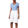 Trigema Trigema Damen Cargo-Bermuda 100% Baumwolle-Shorts bermudas Mujer, Blanco (weiß 001), X-Small