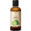 AROMATIKA trust the power of nature Olio Essenziale di Lime 100 ml - Citrus Aurantifolia - Naturale e Puro - Olio essenziali per Diffusori - Profumi per la Casa - Saponi e Candele - Sauna - Aroma di Agrumi - Aromaterapia