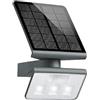 Steinel Luce solare a LED XSolar L-S ONE antracite, lampada da parete, rilevatore di movimento, luce notturna, lampada solare da giardino, batteria ricaricabile da 2500 mAh