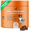 Healthy Love™ Probiotici per Cani -120 Morbidi Snack - Probiotico Digestivo per Cani - Brand Italiano - Favorisce la Digestione - Fermenti lattici cane - Zero Prurito - Probiotici cane 240 Gr