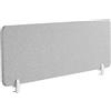 Beliani Pannello Divisorio Fonoassorbente in PET 160 x 40 cm Grigio Chiaro