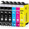 SINOPRINT Cartucce 405XL Compatibili con Epson 405 XL 405XL per Epson WF 4830 per Workforce Pro WF-7830 WF-3820 WF-7840 WF-4820 WF-3825 WF-4825 WF-4830 WF-7835(3 Nero 1 Ciano 1 Magenta 1 Giallo)
