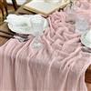 Artoid Mode Runner da Tavolo Boho Garza da Formaggio Rosa Nebbioso, 300 cm, Decorazione da Tavolo da Cucina, per Interni, Vacanze, Matrimoni