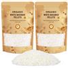 YMing Pellet di Cera d'api Bianca, Pellet di Cera d'api Prodotti Ecologici di Qualità Cosmetica, Cera d'api Organica per il Corpo, Balsamo per le Labbra e Forniture per la Produzione di Sapone [910g]