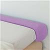 Xpnit Cuscino cilindrico rotondo, morbido cuscino cilindrico, cuscino cilindrico, supporto per braccioli del divano, per dormire, protezione per comodino in gravidanza (20 x 80 cm, viola)