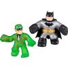Heroes of Goo Jit Zu DC Versus Pack - 2 Stretchy, Squishy Figures with Super Squishy Batman versus Super Gooey Riddler, Perfect Christmas/Birthday Present For 4 To 8 Year Olds, Stretchy Tactile Play