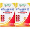 Equilibra Integratori Alimentari, Vitamina D3, Integratore Vitamina D3 per la Normale Funzione del Sistema Immunitario, per il Mantenimento di Ossa Normali, 2000 UI, 30 Compresse Altodosate