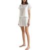 United Colors of Benetton Short 4YUP39008 Pantalone del Pigiama, Bianco, S Donna