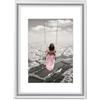 Hama Cornice portafoto in plastica/polistirolo, argento, standard