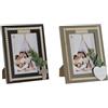 Home ESPRIT Cornice per foto nera verde naturale alluminio vetro legno MDF Scandi 19 x 2 x 24 cm (2 pezzi)
