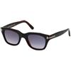 Tom Ford Snowdon FT0237 05B | Occhiali da Sole Graduati o Non Graduati | Prova Online | Unisex | Plastica | Quadrati | Nero | Adrialenti