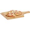 Relaxdays 10022154 Paletta per Pizza in Bambù 45 x 30 cm Vassoio Pizza Angoli Arrotondati con Manico Pala per Pane Beige