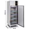 Congelatore Verticale Professionale 700, -18°C/-22°C, Luce Led e 4 Griglie Incluse