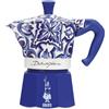 Bialetti Industrie Dolce&gabbana, moka express, blu mediterraneo - 3 tazze