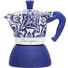 Bialetti Industrie Dolce&gabbana, moka a induzione, blu mediterraneo - 4 tazze