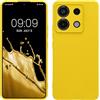 kwmobile Custodia Compatibile con Xiaomi Redmi Note 13 Pro 5G / Poco X6 5G Cover - Back Case per Smartphone in Silicone TPU - Protezione Gommata - giallo radiante