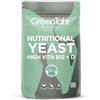 GreenTahr TO THE TOP Green Tahr Lievito Nutrizionale Vitamine B12+D in Scaglie 500 g. Lievito Alimentare Inattivo Ricco di Vitamine B Proteine 47%. Nutritional Yeast in Fiocchi Senza Glutine. Ideale come Formaggio Vegano