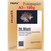pripa Carta fotografica - opaca - 180g-50Blatt-A3