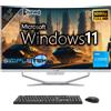 Simpletek Aio All In One I3 2.9ghz 27" Curvo 16gb 120gb 1tb Hdd Win11 Pc Computer Fisso_