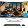 Simpletek Aio All In One I3 2.9ghz 27" Curvo 16gb 240gb 1tb Hdd Win11 Pc Computer Fisso_