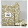 Riad Arredo Telo Copridivano Copritutto - Granfoulard Arredo Copriletto Melangiato in Cotone - Tela robusta Resistente (1 PIAZZA - 180x280 cm, Beige)