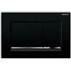 GEBERIT - SIGMA30 PLACCA DI COMANDO 2 TASTI NERO / CROMO / NERO 115.883.KM.1