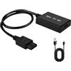 AXFEE Cavo HDMI per N64, Adattatore da N64 a HDMI per Snes, Convertitore Segnale Video per Console di Gioco, Supporta Pal NTSC/SFC/NGC/Console/HDTV