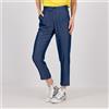Olly Doo Pantaloni a carota in jeans leggero con viscosa Made in Italy