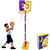 Canestro Da Basket per Bambini, Set Da Basket Portatile Regolabile Da 93-161 CM,