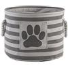 Bone Dry DII Bone Dry Pet Toy Cesto per riporre Oggetti con Disegno di Una Zampa di Cane, da Utilizzare Come Oggetto d'Arredamento e per l'Uso Quotidiano