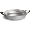 PARDINI - Tegame in alluminio da 20 cm altezza 5 cm. Spessore 3 millimetri. Con 2 maniglie. Linea professionale.
