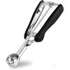 TJ POP Porzionatore Per Gelato 30mm, Cucchiaio Gelato, TJ POP Molto piccolo Paletta Per Gelato In Acciaio Inox Con Grilletto E Manico Confortevole Per Palla Gelato, Cottura, Palla Melone