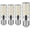 Ankey Lampadine LED di mais, E27 candelabro a LED da 15 W, equivalenti 120W,Bianca Freddo 6000K 1700LM, non dimmerabile,Edison Lampadine Mais-4 pezzi