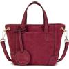 Kate Lee sac en Cuir Tane Lie de Vin, Borsa Donna, Rosso