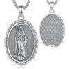 CELESTIA Santa Muerte Collana Teschio Messicano Ciondolo Falce Morte Argento Sterling Gotico Gioielli Regalo Donne Halloween