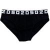 DSQUARED2 Slip D9L615130 Nero (IT, Testo, XL, Regular, Regular, Nero)