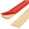 ztowoto Striscia di soglia in PVC da 400cm, strisce di transizione del pavimento, strisce di rivestimento per pavimenti in laminato (400cm-4cm-Grain d'érable)