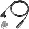 Neewer 6ft/1.8m D-Tap Maschio a 4 Pin XLR Femmina Cavo di Alimentazione PL60C LED Continua Video Luce, NC011