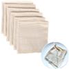 TOATELU Ticeed Set di Tovaglioli 6pack: TOATELU Tovaglioli in Lino Lavabili Riutilizzabili, Tovaglioli di stoffa fatti a mano per Decorazione da Tavolo, Matrimonio, Cena, Caffè, Ristorante