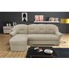 DOMO. collection Divano angolare Puno, piccolo divano letto a forma di L con Longchair, divano, divano letto, mobili imbottiti, divano ad angolo, 233 x 142 x 84 cm (larghezza x profondità x altezza),