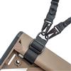 Mifz 2 PCS Nylon Buttstock Sling Gunstock Allegato Strap Adattatore per attacco a pistola facile da installare e regolare per accettare una fionda a 1 punto Sling a 2 punti per fucile, softair, fucile