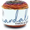 Lion Brand Yarn 528-211 Mandala Thick & Quick Yarn, filato per orologio da tasca