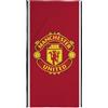 Manchester United Asciugamano ufficiale FC | Super morbido al tatto, design distintivo Football Club | Perfetto per casa, bagno, spiaggia e piscina | Taglia unica 75 cm x 150 cm | 100% cotone