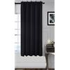 Gardinenbox Boston Dark 2023600 - Tenda oscurante, 175 x 140 cm, 100% oscurante, con sospensione multibanda, colore: Nero