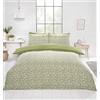Rapport Home Set copripiumino matrimoniale in policotone, con federe incluse, colore: verde
