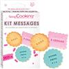 ScrapCooking - Stampi lettere, numeri per Messaggi per Biscotti, Plastica, Rosa