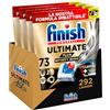 Finish Ultimate PLUS Infinity Shine Pastiglie Lavastoviglie, 292 Capsule, per Lavastoviglie con Scudo Protettivo contro lo Sporco e i Residui Incrostati