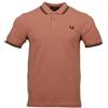 Fred Perry Polo da uomo a maniche corte M3600, salmone, XXL
