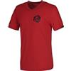 Adidas Derrick Rose - Maglietta da uomo, con scollo a V, colore: rosso/nero Colore: rosso S